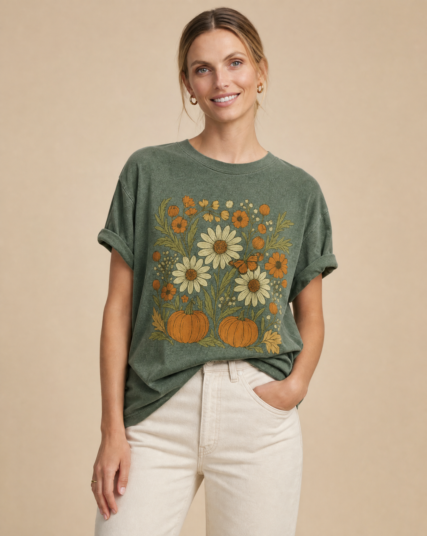 Autumn Harvest -  Comfort Colors Relaxed Fit Premium T Shirt