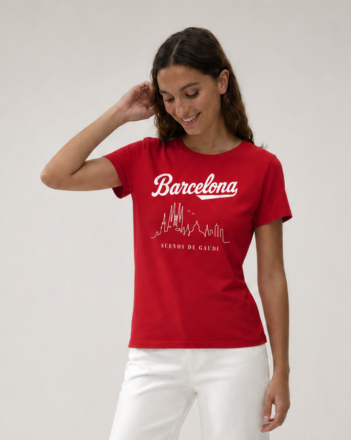 Barcelona - Women's Cut Fitted Tee