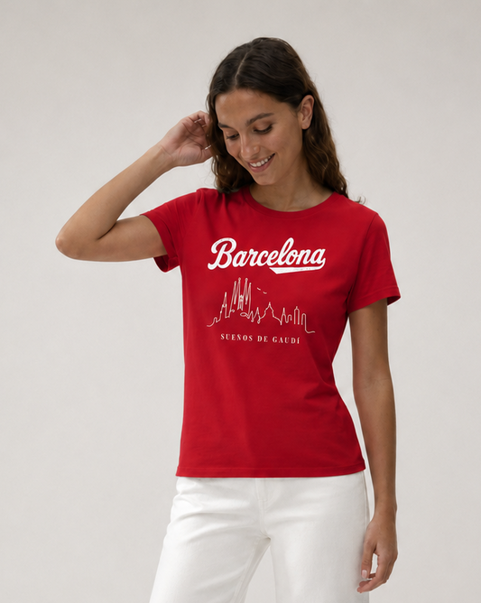 Barcelona - Women's Cut Fitted Tee