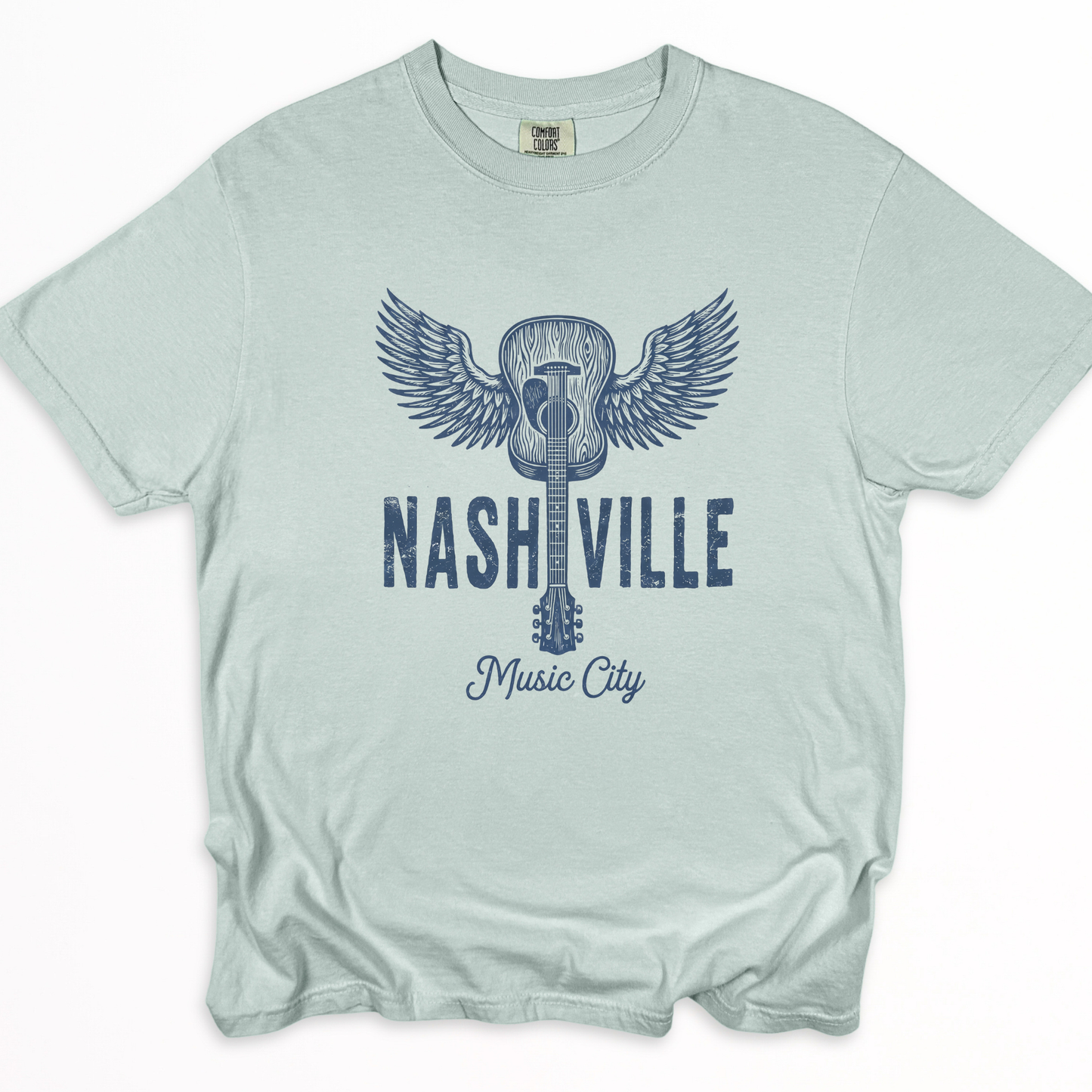 Nashville Music City - Comfort Colors Relaxed Fit Premium T Shirt