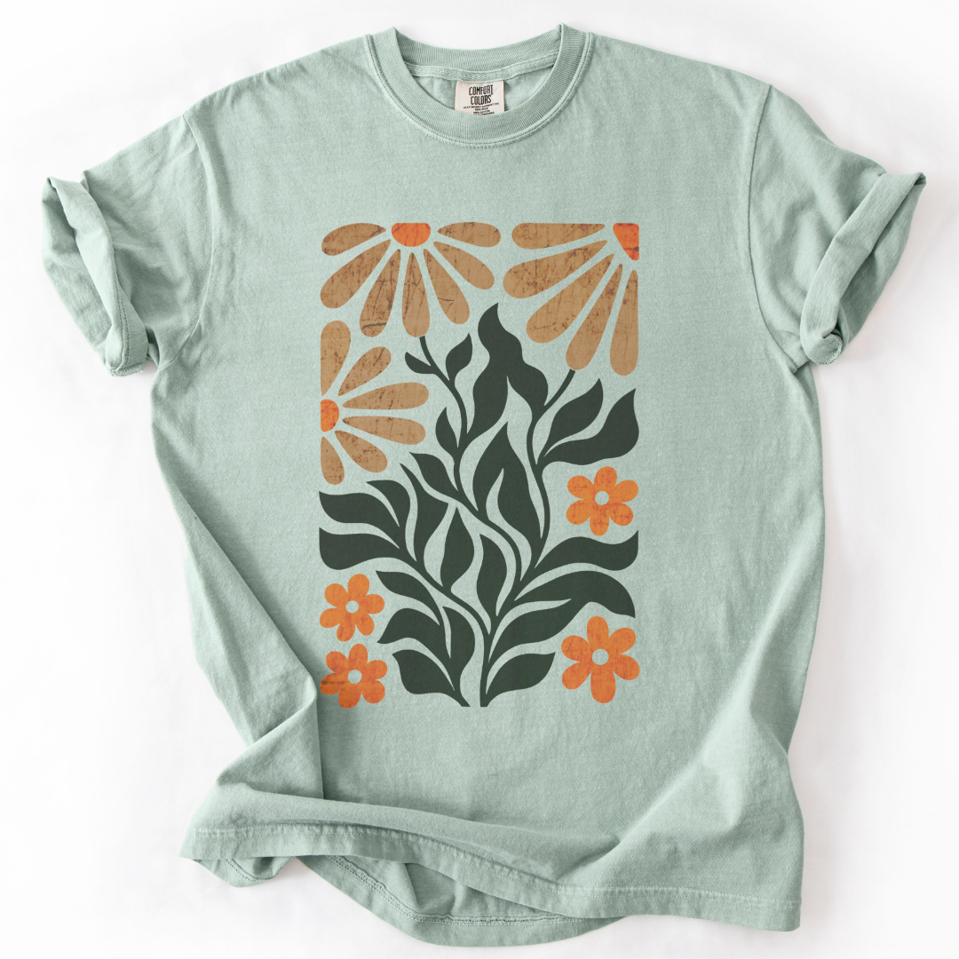 Wildlight Flora -  Relaxed Fit Vintage Wash T Shirt