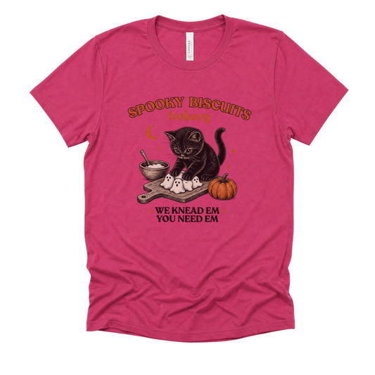 Spooky Biscuit Bakery - Bella Canvas Super Soft Straight Cut T shirt