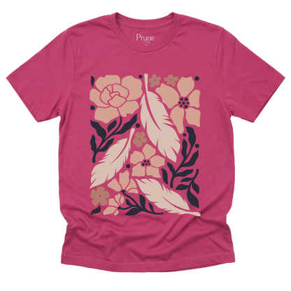 Feathers - Bella Canvas Super Soft Straight Cut T shirt
