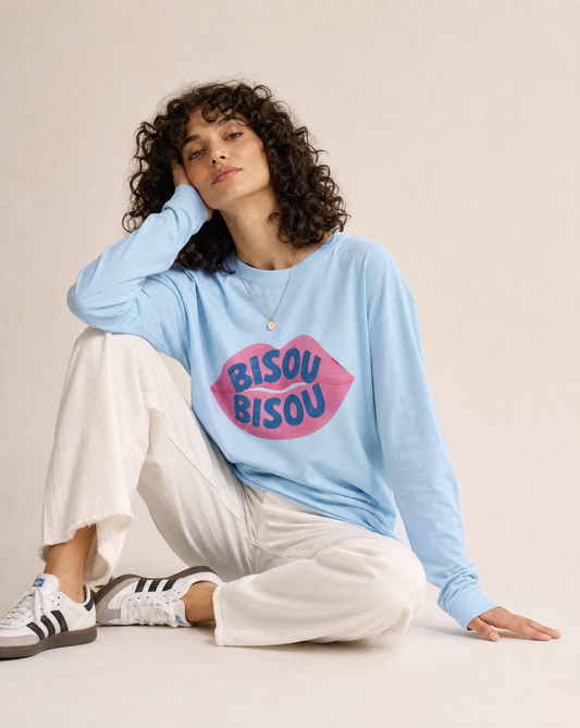 Bisou - Comfort Colors Premium Long Sleeve T Shirt