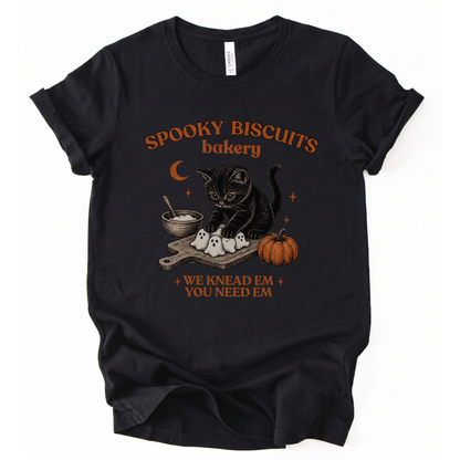 Spooky Biscuit Bakery - Bella Canvas Super Soft Straight Cut T shirt