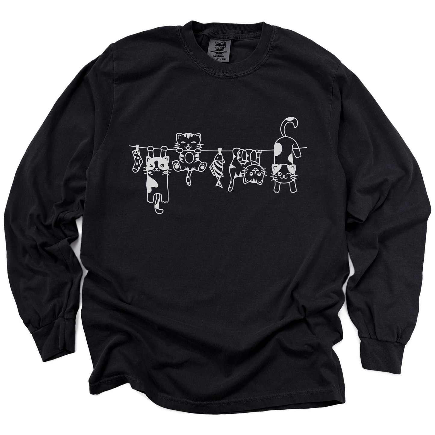 Cats - Comfort Colors Long Sleeve Premium T Shirt