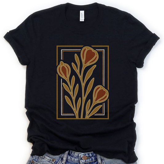 Floraison Noire - Bella Canvas Super Soft T Shirt