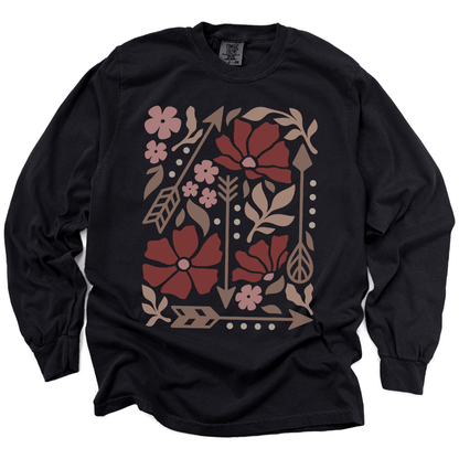 Arrows of Bohemia - Comfort Colors Premium Long Sleeve T Shirt