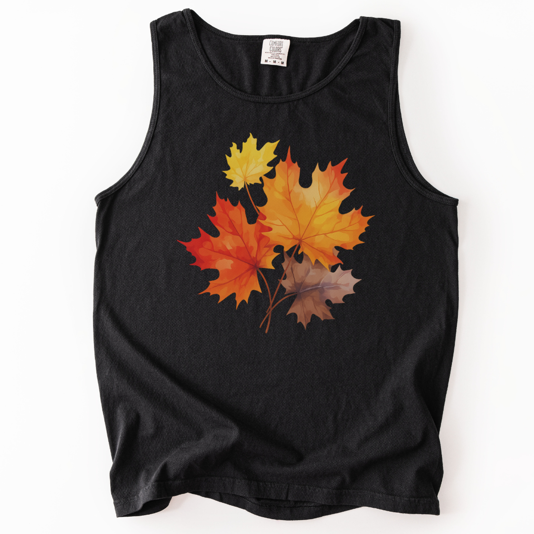 Autumn Leaves - Comfort Colors Premium Tank Top