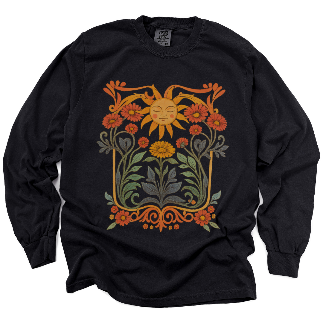 Helia's Garden - Comfort Colors Premium Long Sleeve T Shirt