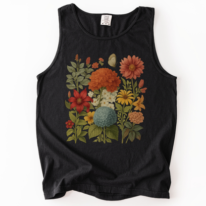 Hydrangea Bloom - Comfort Colors Premium Tank Top