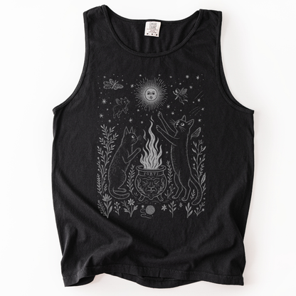 Midnight Meowgic - Comfort Colors Premium Tank Top