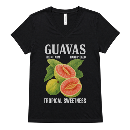 Guavas Tropical Sweetness Tee - Short Sleeve V Neck
