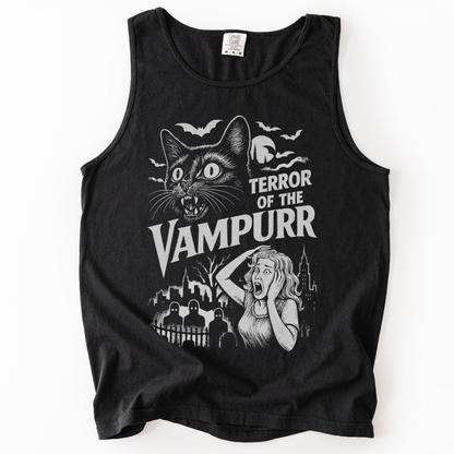 Terror Of The Vampurr - Comfort Colors Premium Tank Top