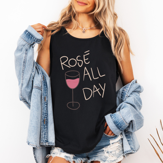 Rose All Day - Comfort Colors Premium Tank Top