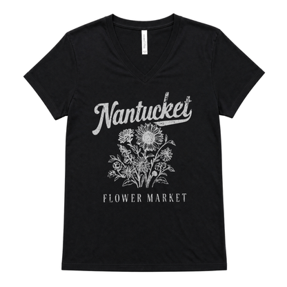 Nantucket Flower Market - Short Sleeve V Neck