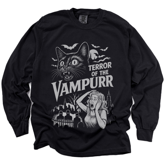 Terror Of The Vampurr - Comfort Colors Premium Long Sleeve T Shirt
