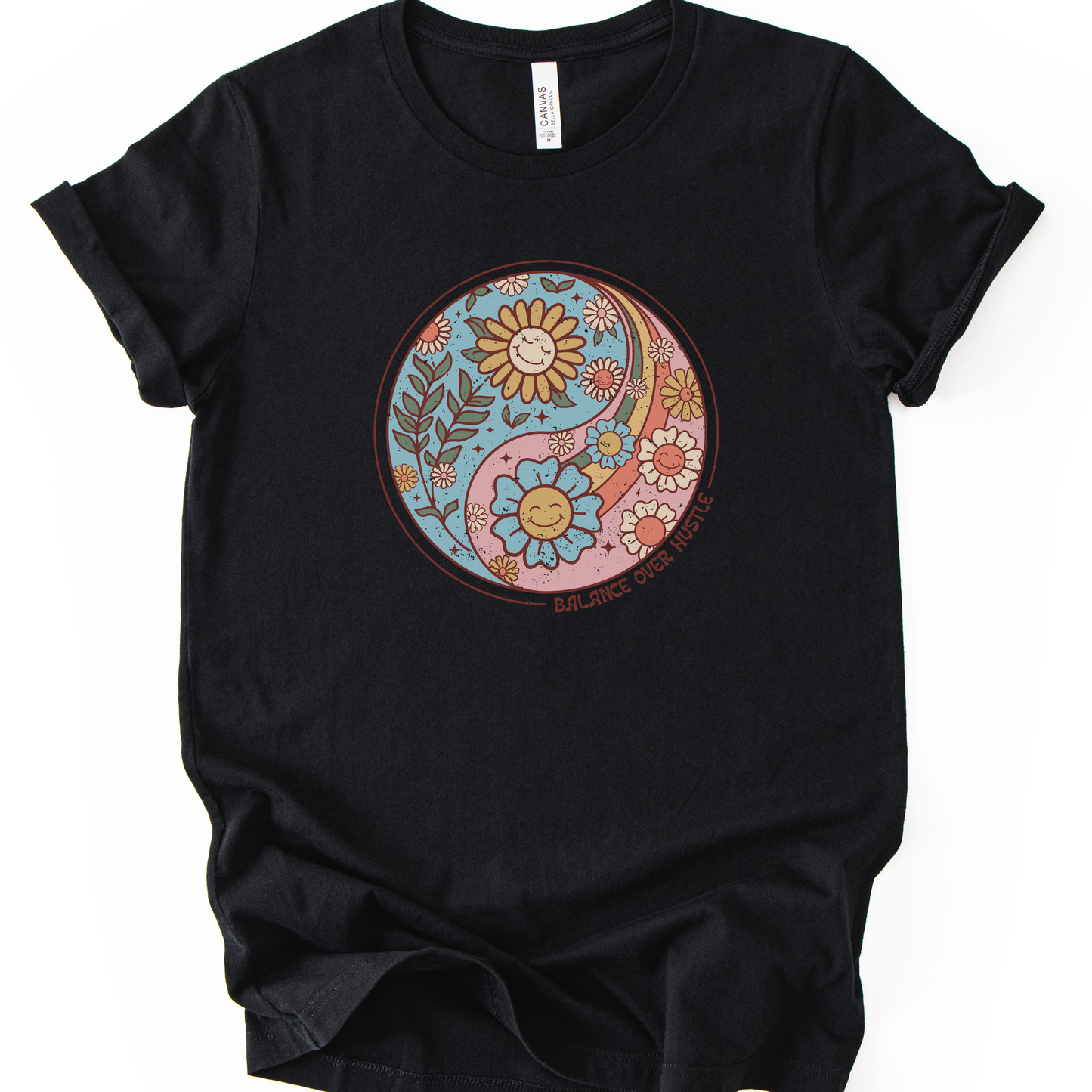 Flowers and Yang - Bella Canvas Super Soft Standard Fit T Shirt