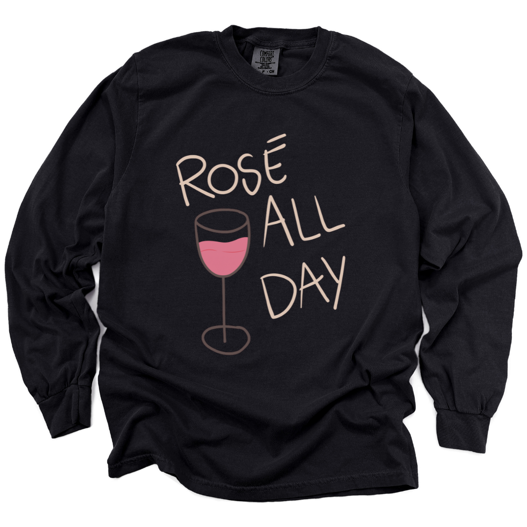 Rose All Day - Comfort Colors Premium Long Sleeve T Shirt