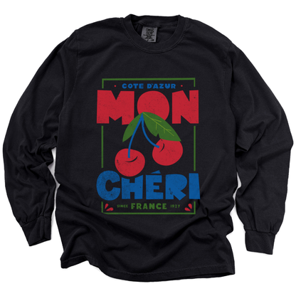 Mon Cheri - Comfort Colors Premium Long Sleeve T Shirt