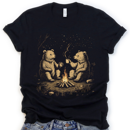 Camping Bears - Bella Canvas Super Soft Standard Fit T Shirt