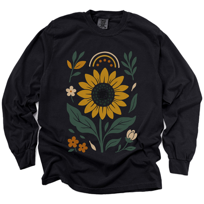 Sunfllower - Comfort Colors Long Sleeve Premium T Shirt