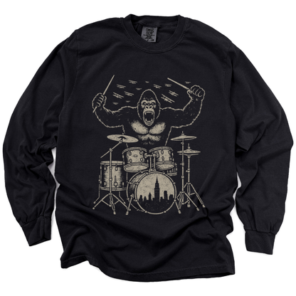 King Kong's Drum Solo - Comfort Colors Premium Long Sleeve T Shirt