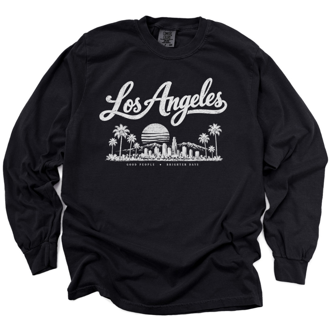 Los Angeles - Comfort Colors Long Sleeve Premium T Shirt