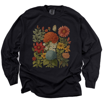 Hydrangea Bloom - Comfort Colors Premium Long Sleeve T Shirt