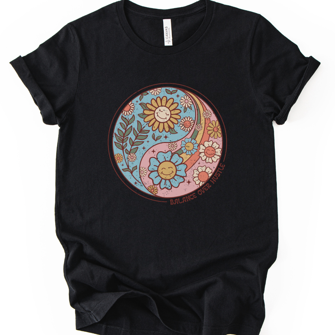 Flowers and Yang - Bella Canvas Super Soft Standard Fit T Shirt
