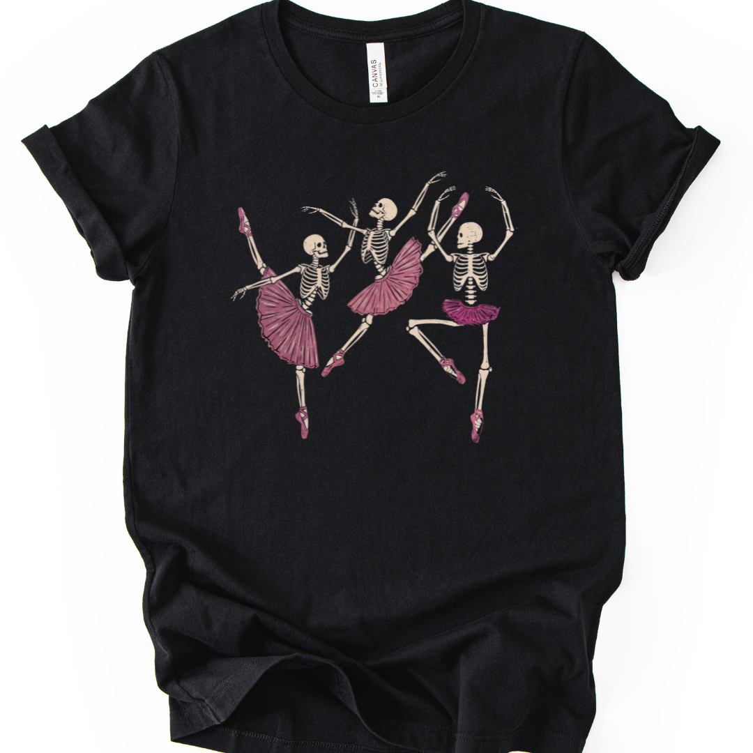 Skeleton Patch - Bella Canvas Super Soft Straight Cut T shirt
