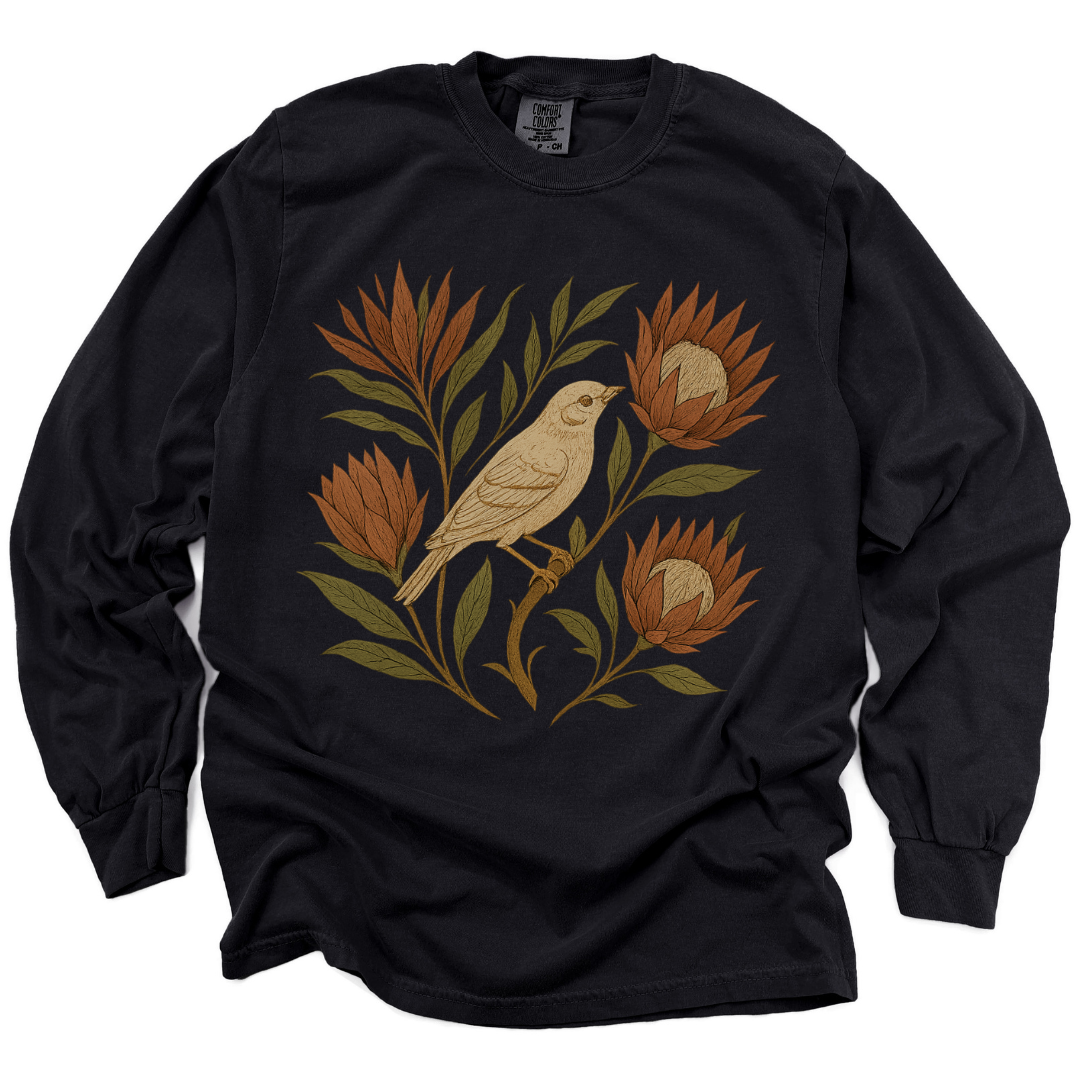 Nature's Chorus - Comfort Colors Premium Long Sleeve T Shirt