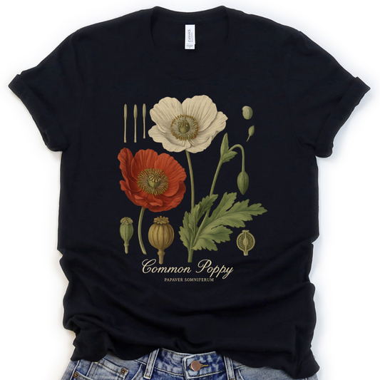 Common Poppy - Bella Canvas Super Soft T Shirt