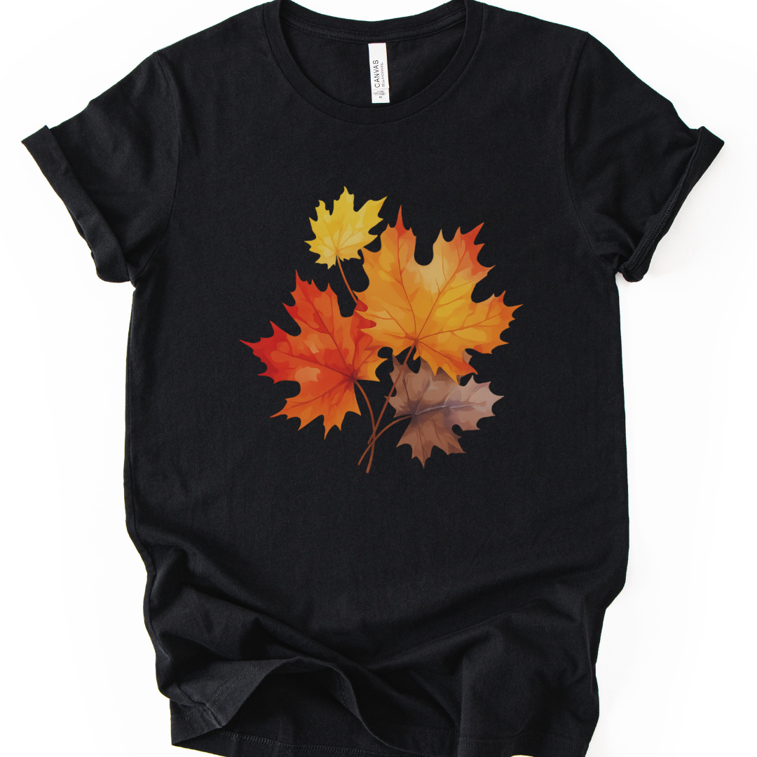 Autumn Leaves - Bella Canvas Super Soft T Shirt