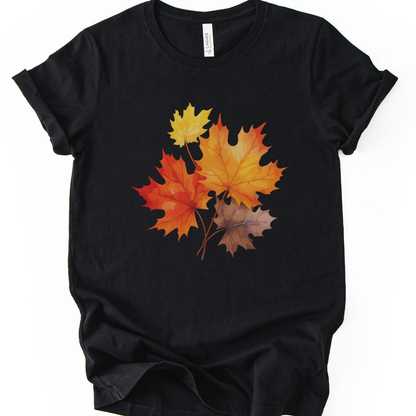 Autumn Leaves - Bella Canvas Super Soft T Shirt