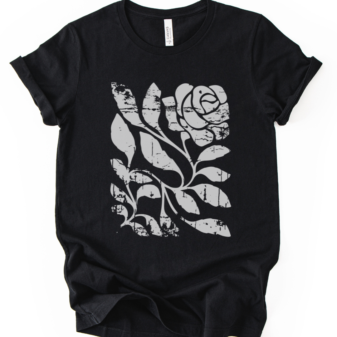 Twisted Vintage Rose  - Bella Canvas Super Soft T Shirt