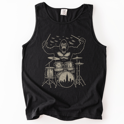 King Kong's Drum Solo - Comfort Colors Premium Tank Top