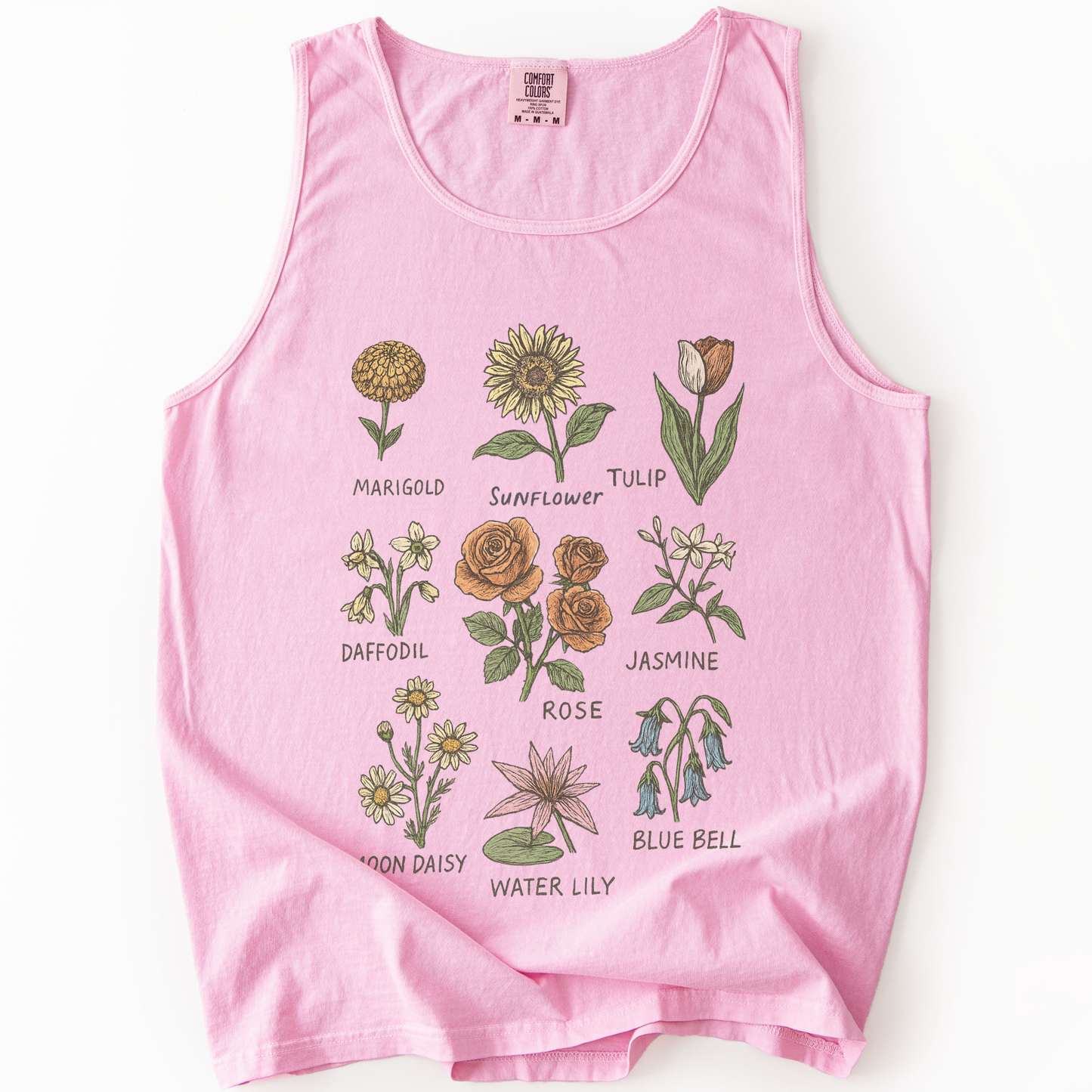 Botanical Sketchbook - Comfort Colors Premium Tank Top
