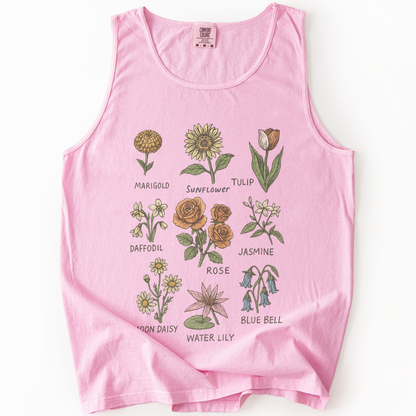 Botanical Sketchbook - Comfort Colors Premium Tank Top