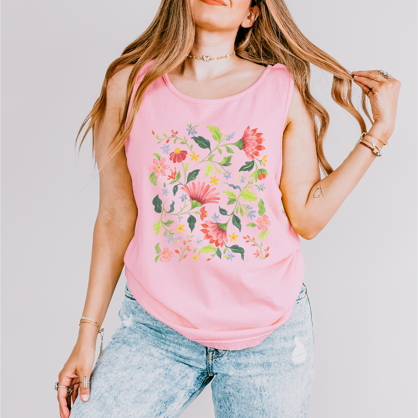 Botanical Bliss - Comfort Colors Premium Tank Top