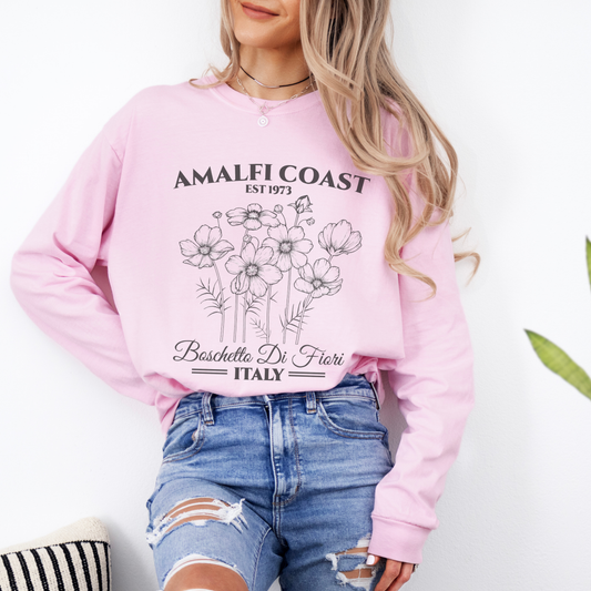 Amalfi Coast - Comfort Colors Premium Long Sleeve T Shirt