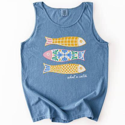 What A Catch - Comfort Colors Premium Tank Top