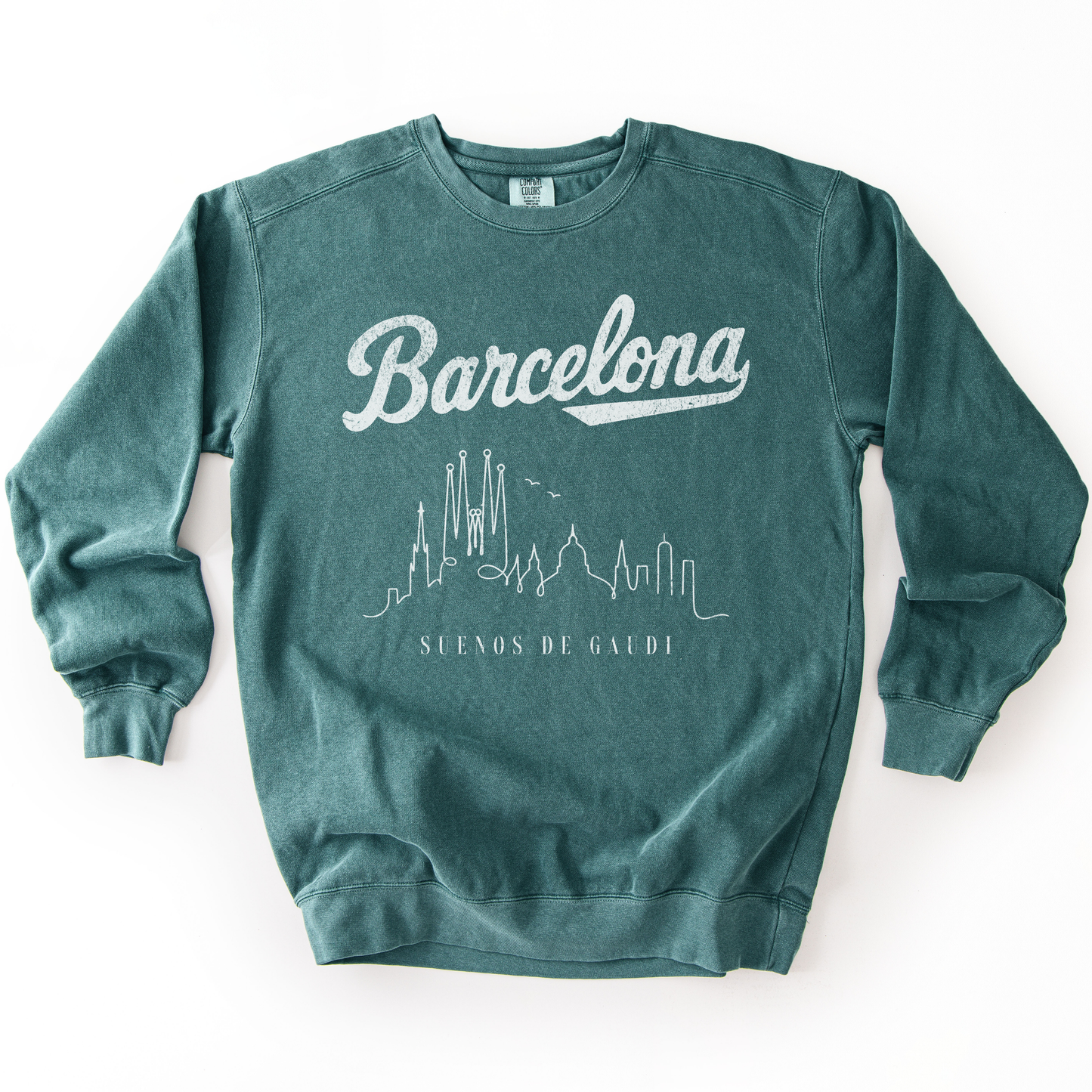 Barcelona, Dreams of Gaudi - Comfort Colors Premium Heavyweight Sweatshirt