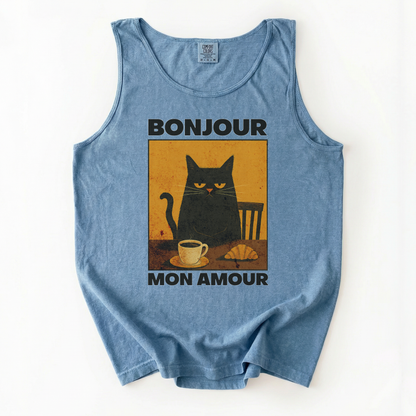 Bonjour Mon Amour - Comfort Colors Premium Tank Top