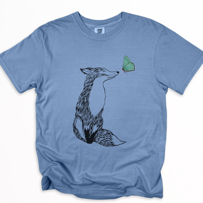 Fox & Butterfly - Comfort Colors Relaxed Fit Premium T Shirt