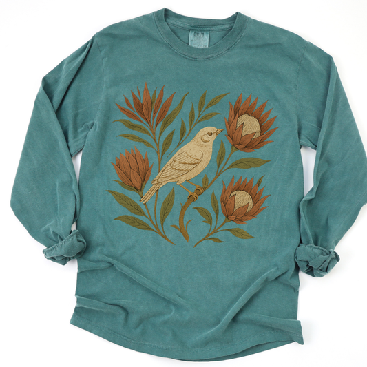 Nature's Chorus - Comfort Colors Premium Long Sleeve T Shirt