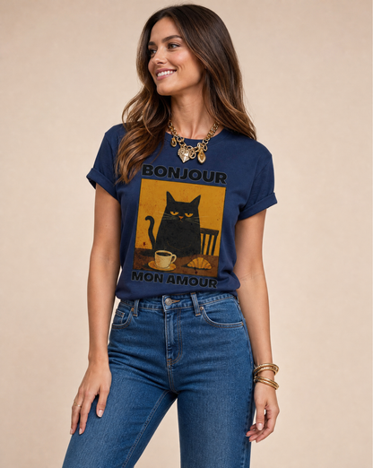 Bonjour Mon Amour - Bella Canvas Super Soft T Shirt