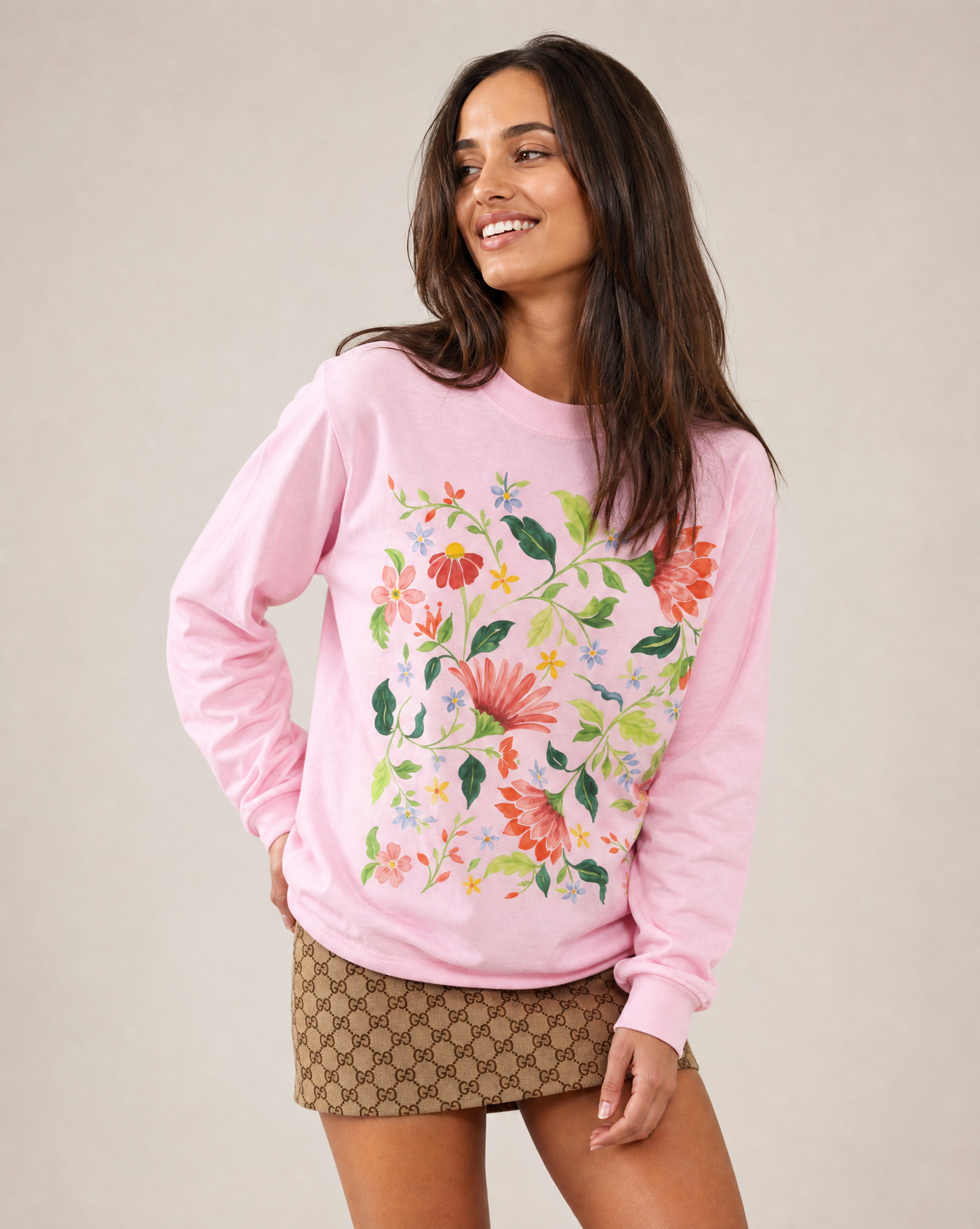 Botanical Bliss - Comfort Colors Premium Long Sleeve T Shirt