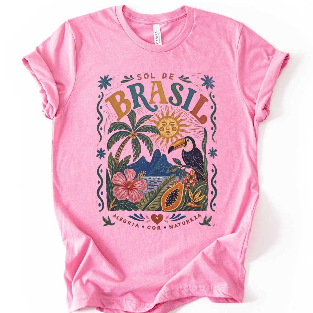 Brazil - Bella Canvas Super Soft Straight Cut T shirt