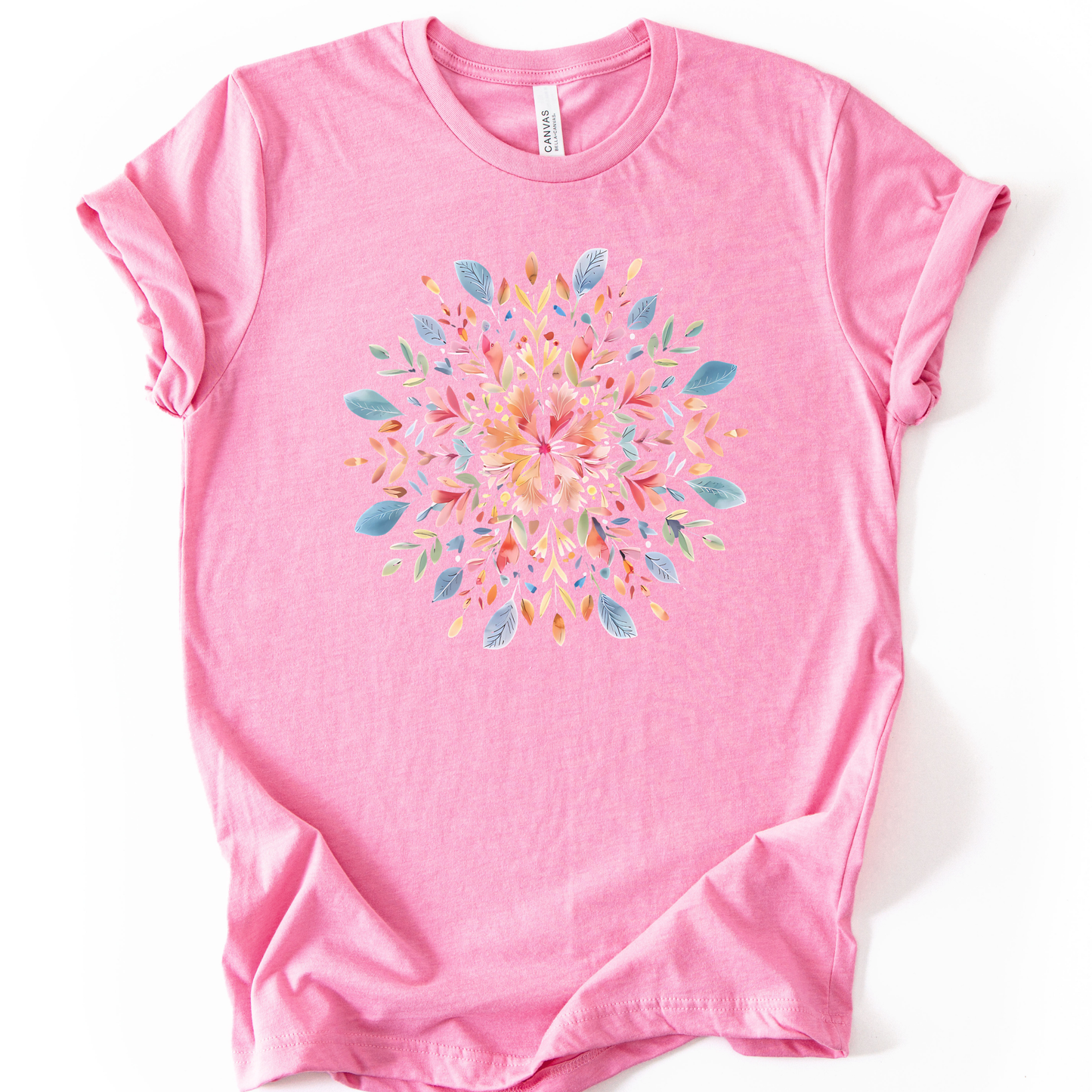 Plant Mandala - Bella Canvas Super Soft Standard Fit T Shirt